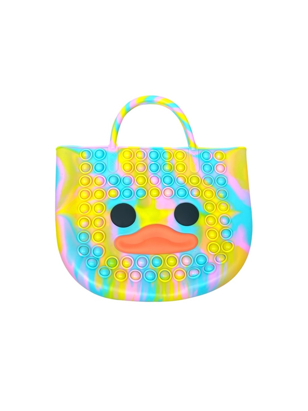 Multicolor Duck Pop-It Tote Bag